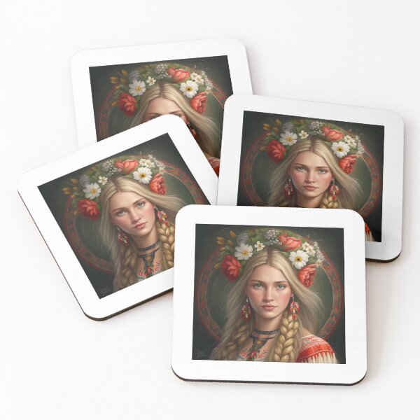 Item preview,   Girl with flowers designed and sold by m-litomirskaya.