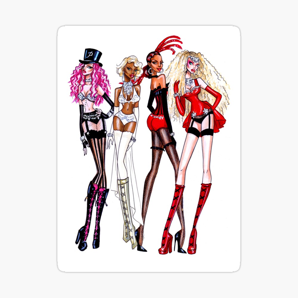 Lady Marmalade Illustration Iphone Case Cover By Dylannn Redbubble