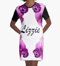 Personalised flowers Graphic T-Shirt Dress