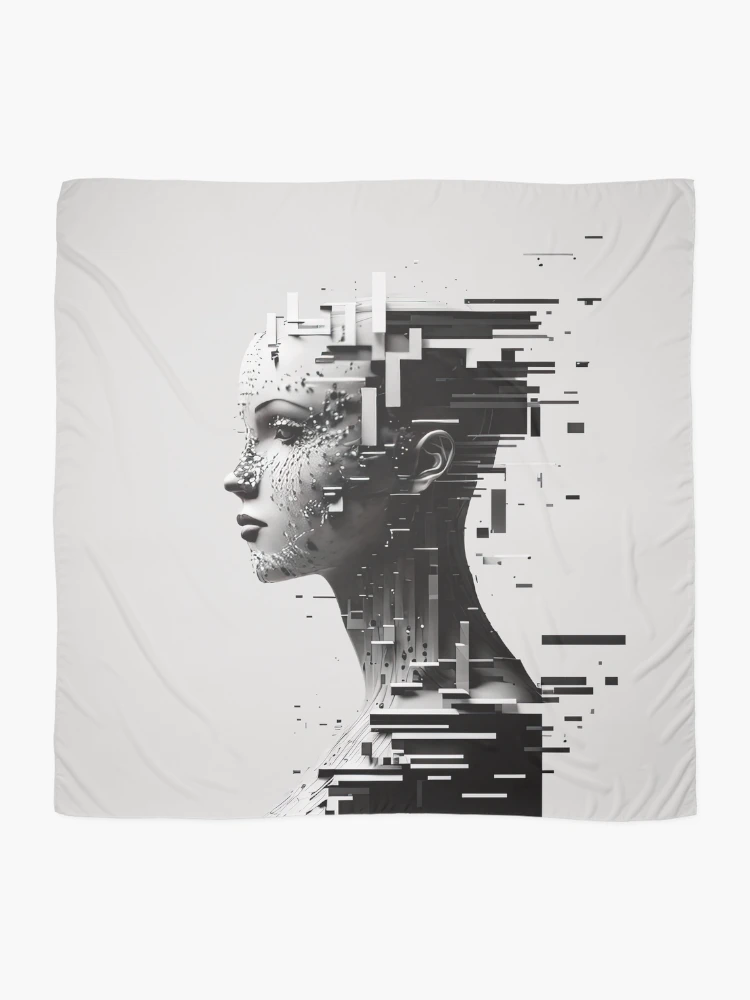 Thumbnail 2 of 3, Scarf, Computer Algorithm designed and sold by Sintivastore.