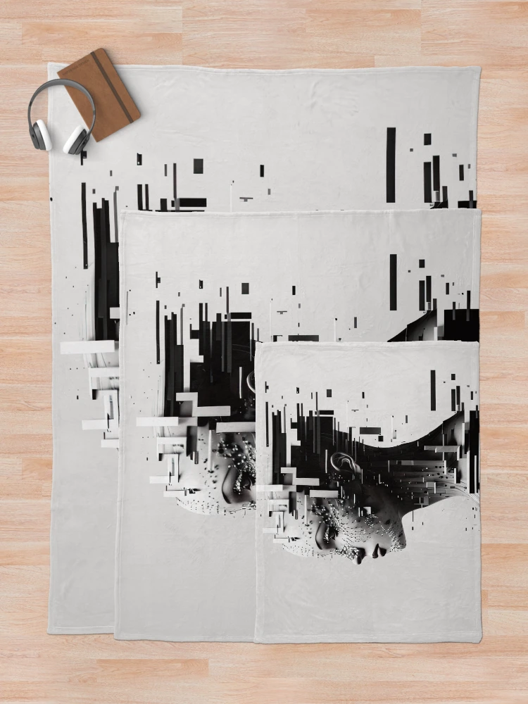 Thumbnail 5 of 6, Throw Blanket, Computer Algorithm designed and sold by Sintivastore.