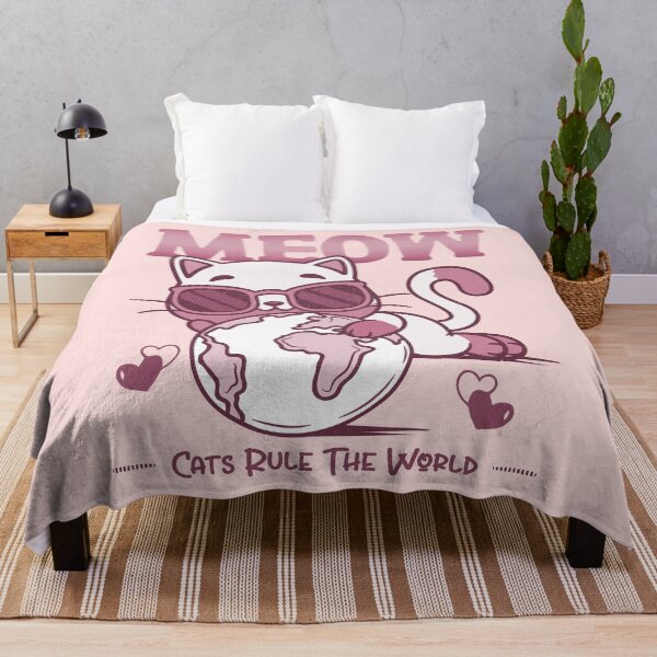 Item preview, Cats rule the world - funny cat quotes designed and sold by VichallanStudio.