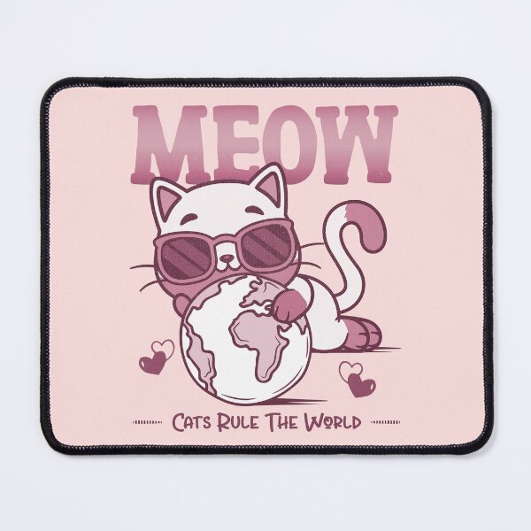 Item preview, Cats rule the world - funny cat quotes designed and sold by VichallanStudio.
