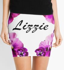 Personalised flowers Mini Skirt