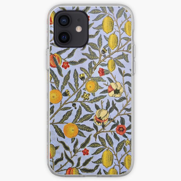 Fruit, a William Morris vintage pattern, popular iPhone Soft Case