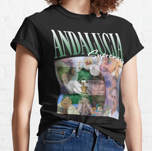 Camiseta bandera andalucía con escudo