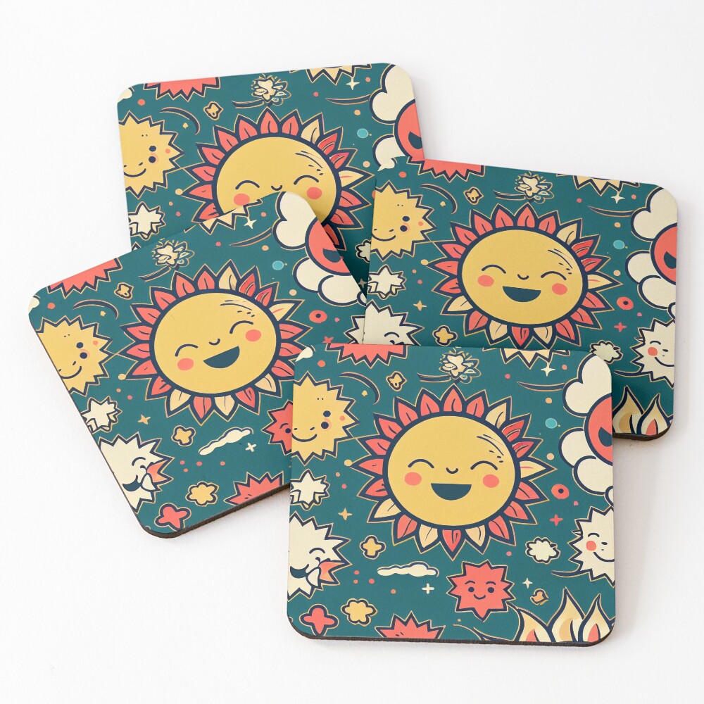 Item preview, Coasters (Set of 4) designed and sold by CutePatternsRB.