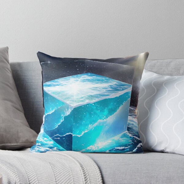 Item preview, A Cosmic Icy Wonderland: A Galaxy Trapped in a Crystal Ice Cube designed and sold by D3monic.