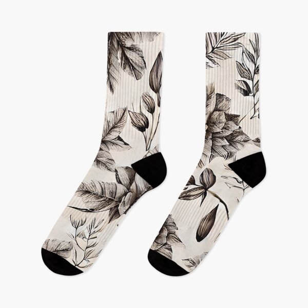 Item preview, Pretty Sketched Floral designed and sold by Poetic Patterns Studio.