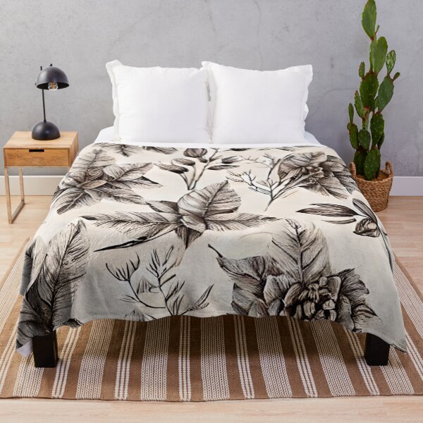 Item preview, Pretty Sketched Floral designed and sold by Poetic Patterns Studio.