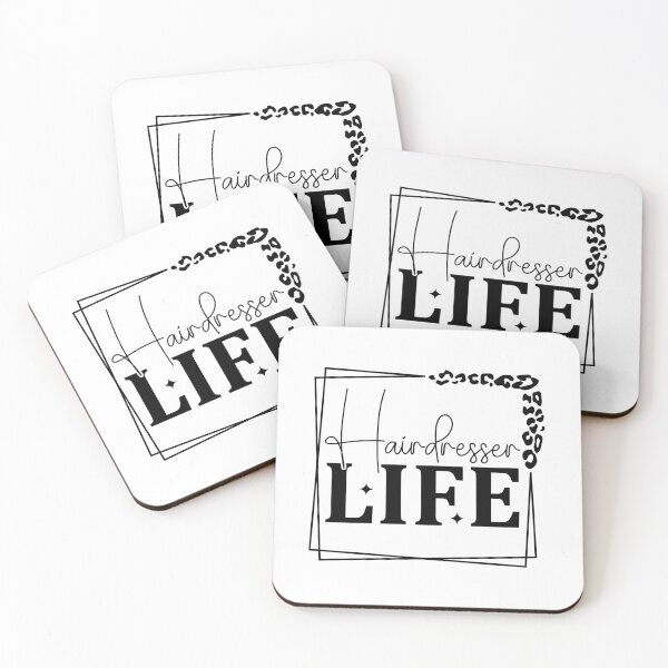 Item preview, Hairdresser Life on White designed and sold by sweetbelle.