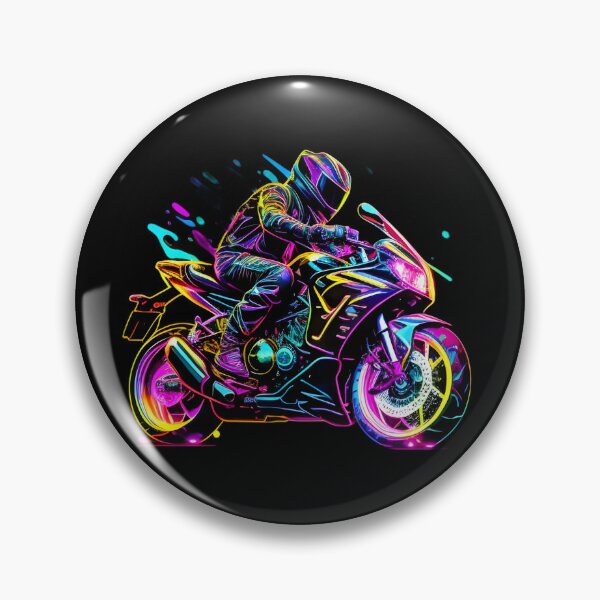 Item preview, Neon Futuristic Superbike designed and sold by beluxe.