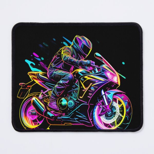 Item preview, Neon Futuristic Superbike designed and sold by beluxe.