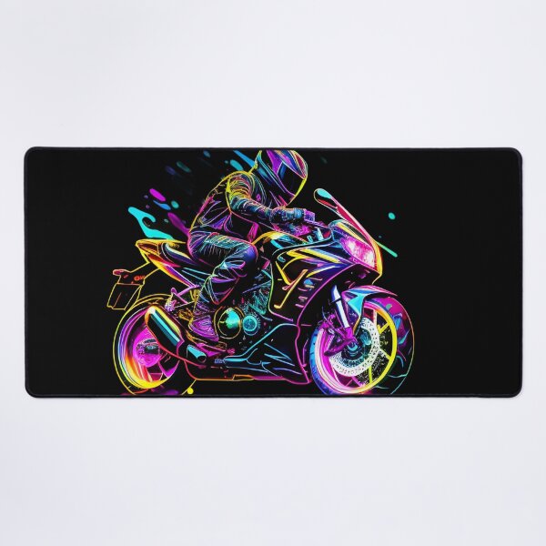 Item preview, Neon Futuristic Superbike designed and sold by beluxe.