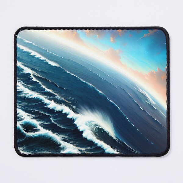 Item preview, Galactic Voyage: A Stunning Painting of a Ship in a Tumultuous Space Ocean designed and sold by D3monic.