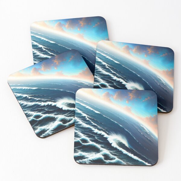 Item preview, Galactic Voyage: A Stunning Painting of a Ship in a Tumultuous Space Ocean designed and sold by D3monic.