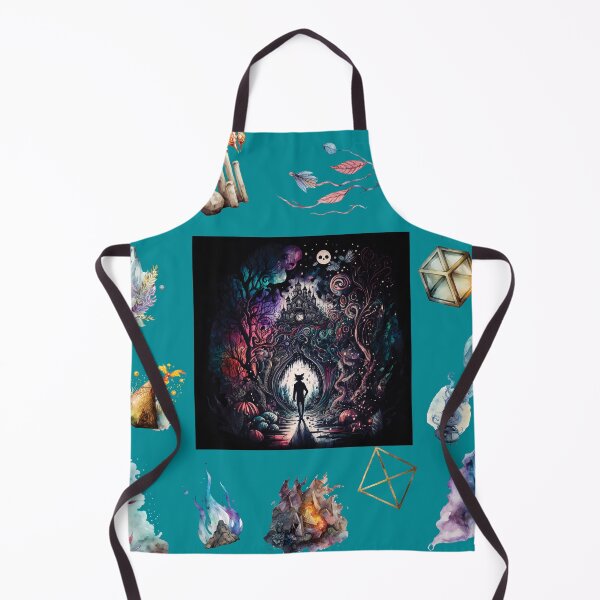 Item preview, DARK AND MYSTICAL WONDERLAND ON TURQUOISE designed and sold by ORIGENcreate.