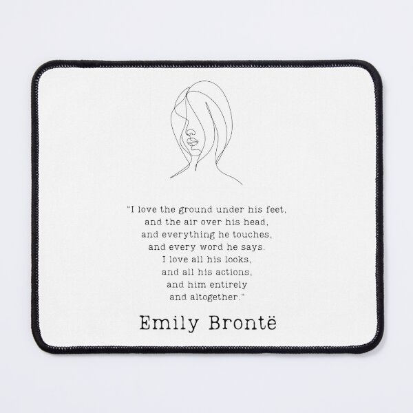 Item preview, "Entirely and altogether" - Emily Brontë designed and sold by BookberryGarden.