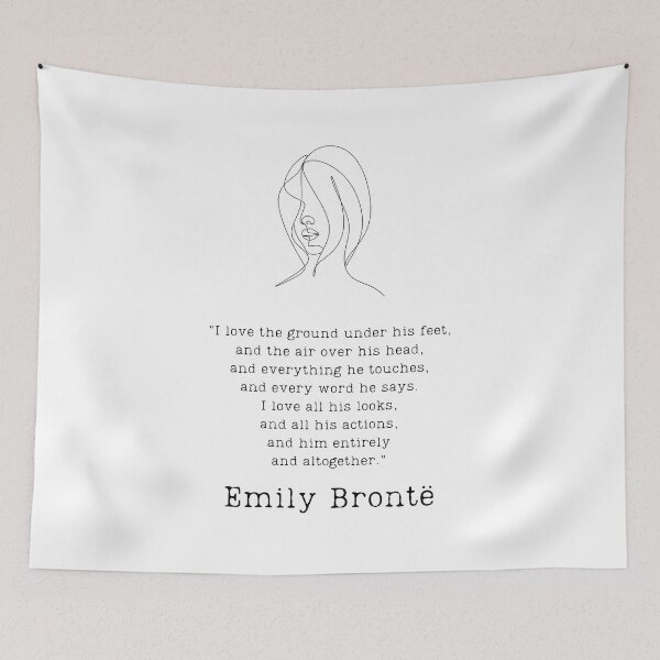Item preview, "Entirely and altogether" - Emily Brontë designed and sold by BookberryGarden.
