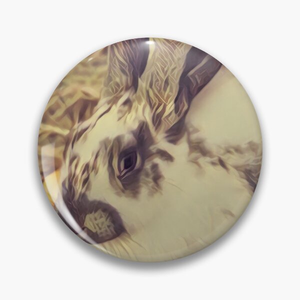 Item preview, Big fluffy bunny with gifts and spring symbolism. designed and sold by CreatTInfinity.