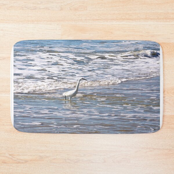 Item preview, Wading In The Waves Egret designed and sold by LisaWootenPhoto.