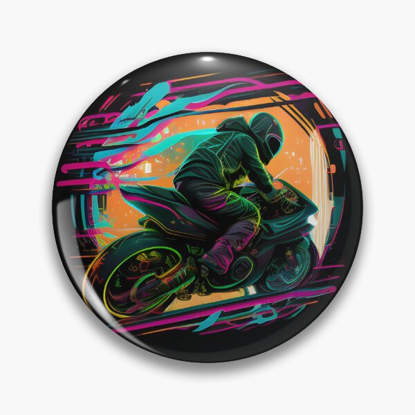 Item preview, Neon Futuristic Superbike designed and sold by beluxe.