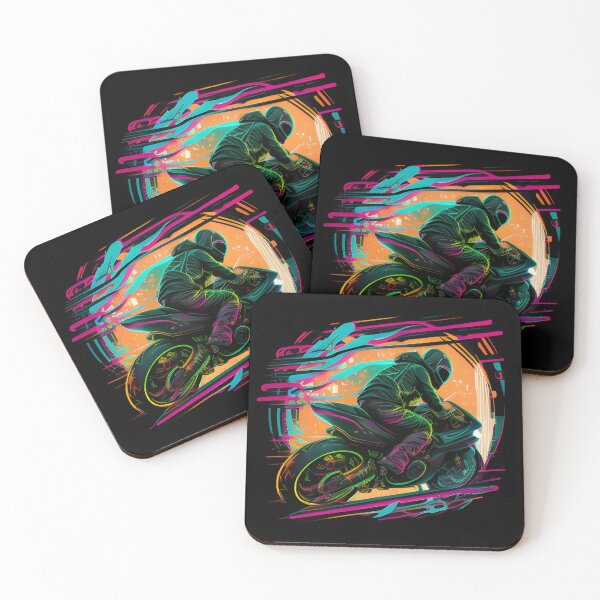 Item preview, Neon Futuristic Superbike designed and sold by beluxe.
