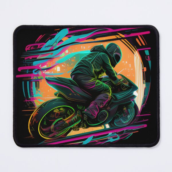 Item preview, Neon Futuristic Superbike designed and sold by beluxe.