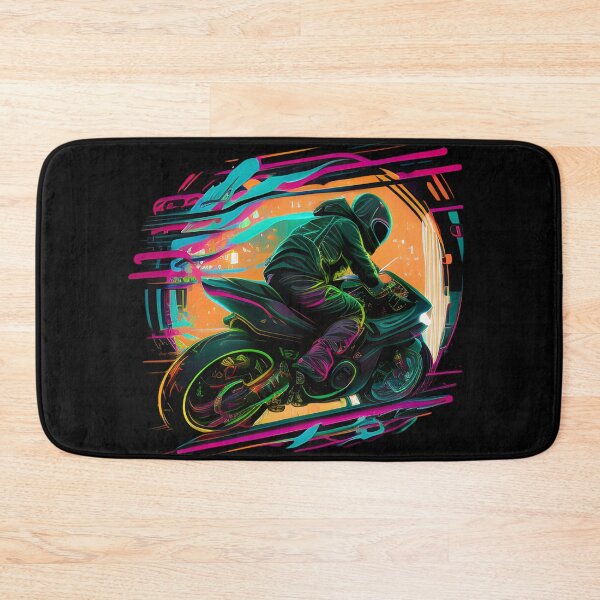 Item preview, Neon Futuristic Superbike designed and sold by beluxe.