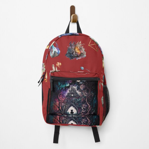 Item preview, DARK AND MYSTICAL WONDERLAND ON RED designed and sold by ORIGENcreate.