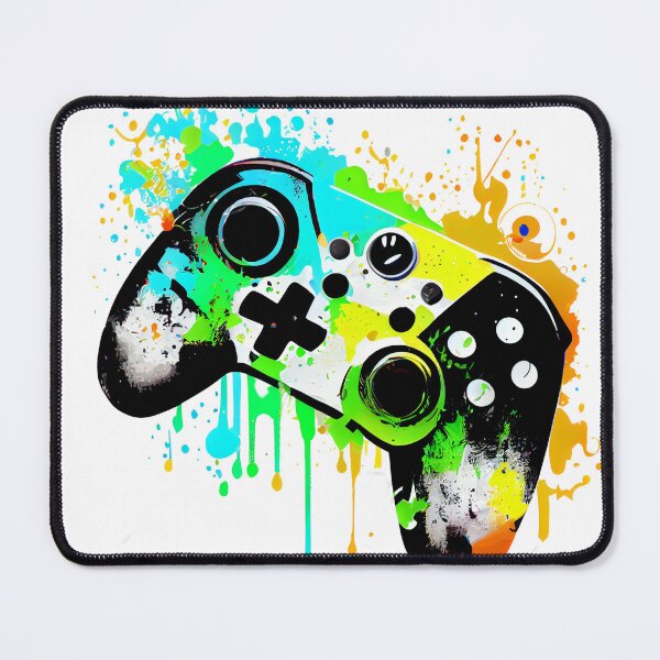 Item preview, "Get in the Game: A Playful and Colorful Illustration of a Gamepad" designed and sold by Mykhailov.