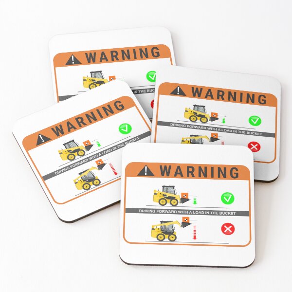 Item preview, Driving forward with a load in the bucket. designed and sold by safetyguide.