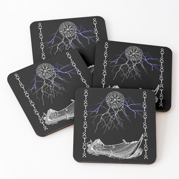Item preview, Vegvisir and Drakkar designed and sold by RoxXxaNa94.
