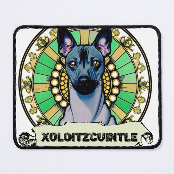 Item preview, Mexican hairless head painting designed and sold by Xolo-Rescue.