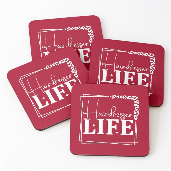 Item preview, Hairdresser Life on Red designed and sold by sweetbelle.