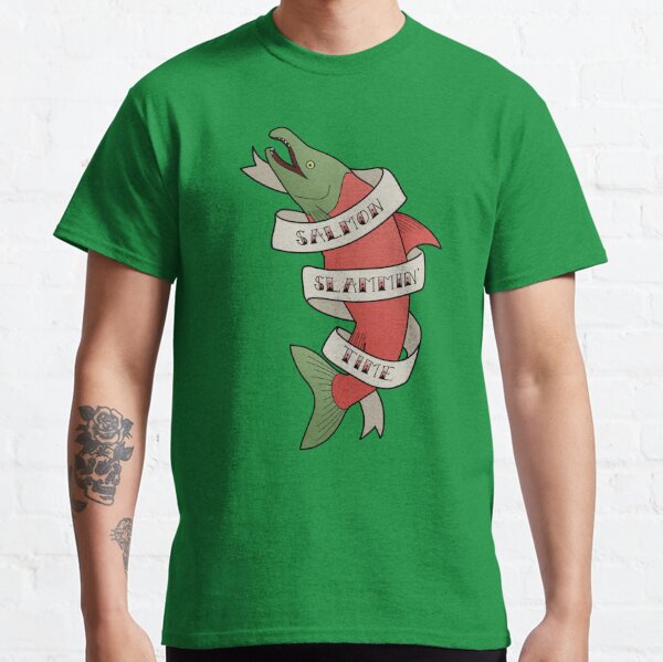 MEN'S SALMON T-SHIRT