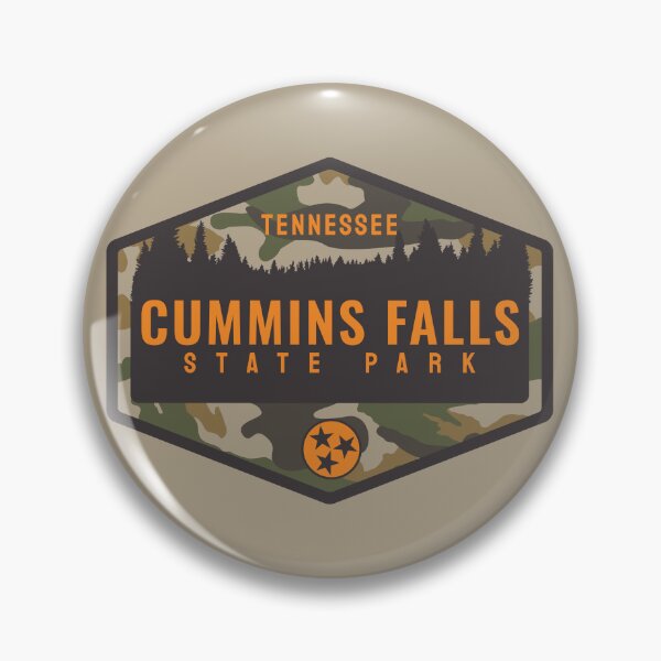 Item preview, Cummins Falls State Park State Park Tennessee Camouflage Forest Badge designed and sold by palmettodigital.