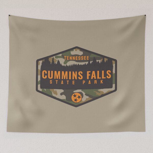 Item preview, Cummins Falls State Park State Park Tennessee Camouflage Forest Badge designed and sold by palmettodigital.