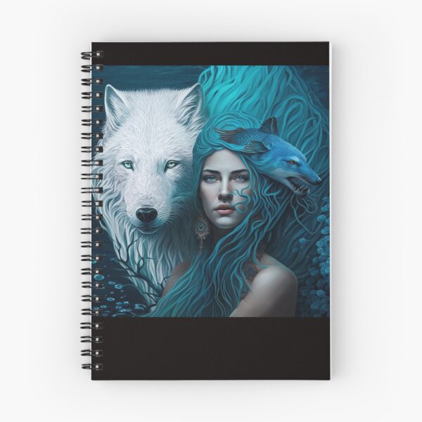 Item preview, Magical Mermaid and Wolf Art designed and sold by BleakVesper.