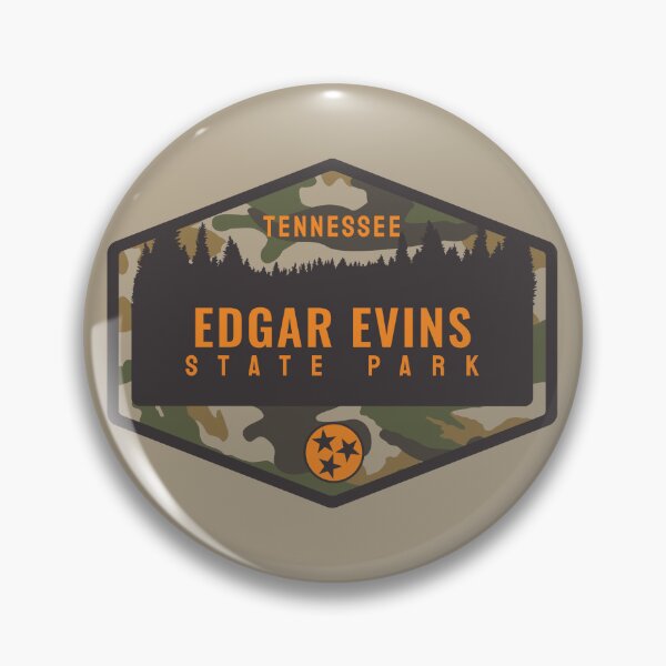 Item preview, Edgar Evins State Park State Park Tennessee Camouflage Forest Badge designed and sold by palmettodigital.