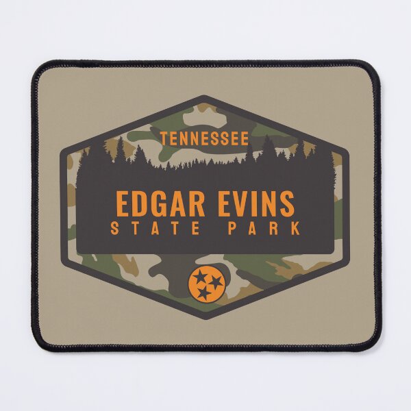 Item preview, Edgar Evins State Park State Park Tennessee Camouflage Forest Badge designed and sold by palmettodigital.