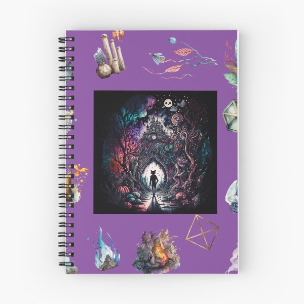 Item preview, DARK AND MYSTICAL WONDERLAND ON PURPLE designed and sold by ORIGENcreate.