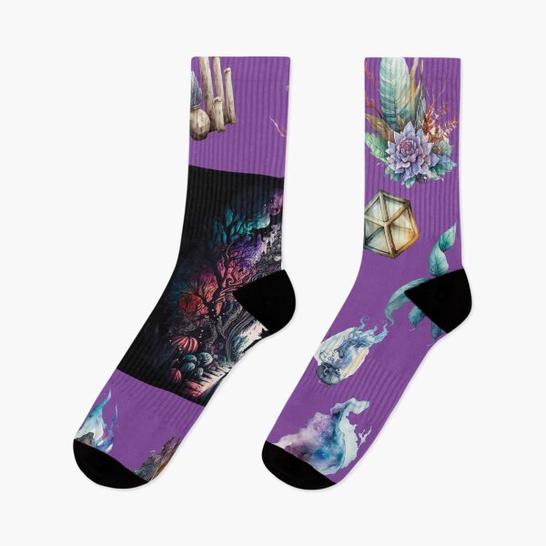 Item preview, DARK AND MYSTICAL WONDERLAND ON PURPLE designed and sold by ORIGENcreate.