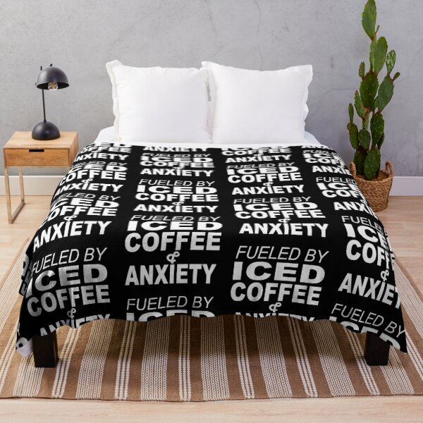 Item preview, Fueled by Iced Coffee and Anxiety designed and sold by NadyaCC.