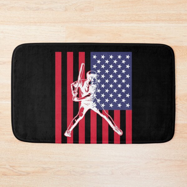 Item preview, American Flag Vintage Baseball Player Gift The Show Hardball designed and sold by smartrocket.