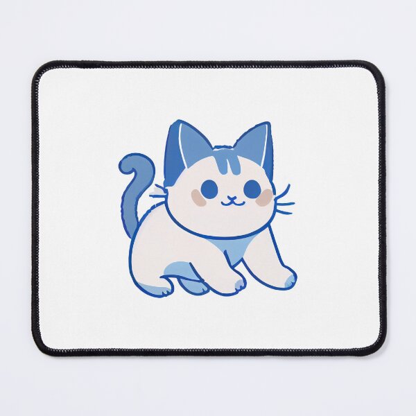 Item preview, A cute blue cat designed and sold by Alex Seiti Hamada.