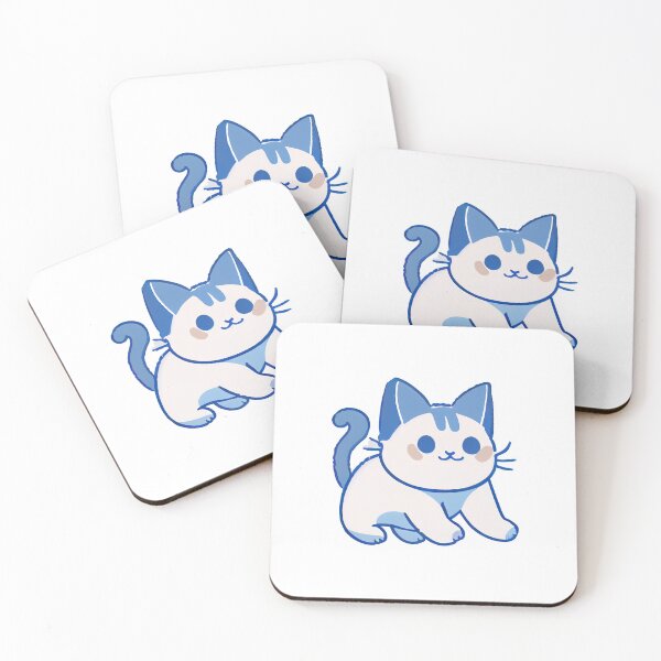 Item preview, A cute blue cat designed and sold by Alex Seiti Hamada.