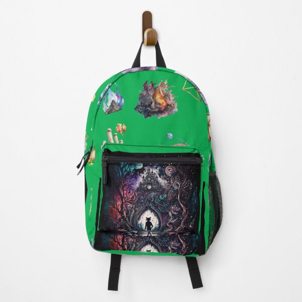 Item preview, DARK AND MYSTICAL WONDERLAND ON GREEN designed and sold by ORIGENcreate.