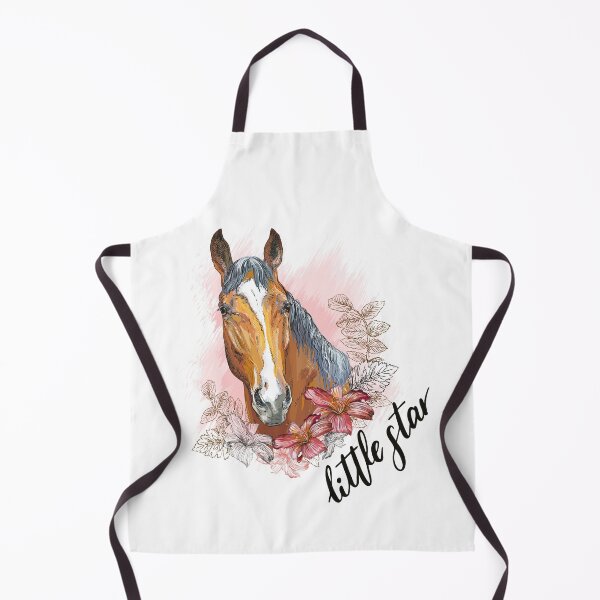 Item preview, Hand drawing horse with plants and flowers designed and sold by Alinart16.