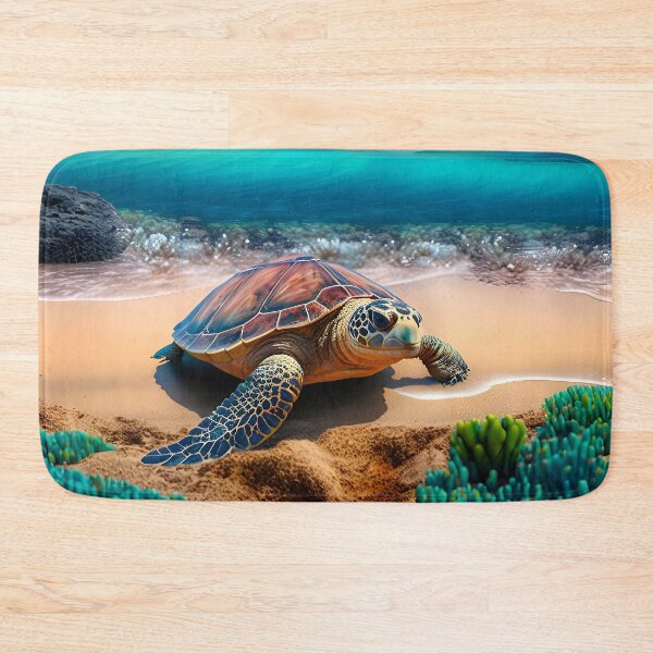 Item preview, Water turtle on the beach designed and sold by ART-POD-PL.